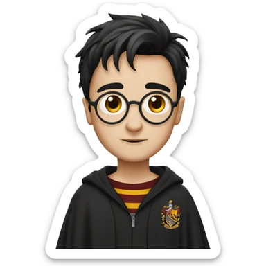 harry potter in harry potter with a scar sticker