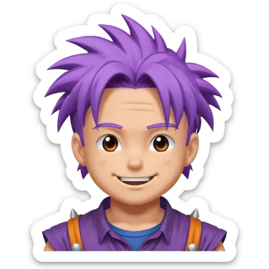 Trunks from DBZ nodding sticker