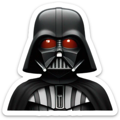 dark vador qui boit un coca sticker