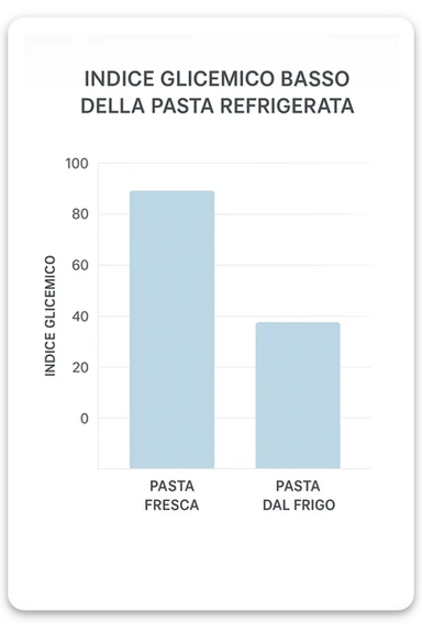 Indice glicemico basso grafico con la pasta che viene da frigo in italiano sticker