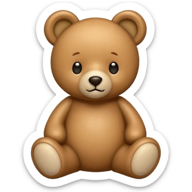 Teddy bear sticker