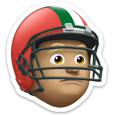 Trump wearing Oregon helmet sticker