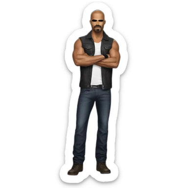 Shemar moore debout sway sticker