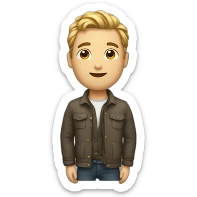 Homme amoureux  sticker