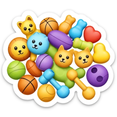 pet toys  sticker