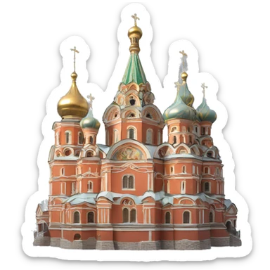 Assumption Cathedral Moscow sticker