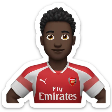 Arsenal player Saka sticker