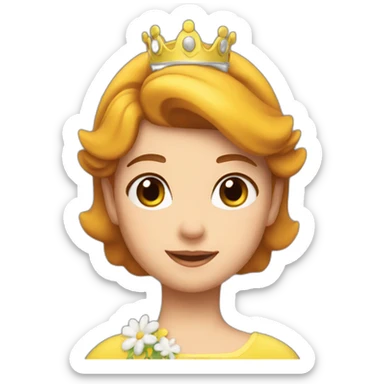 Princess daisy sticker