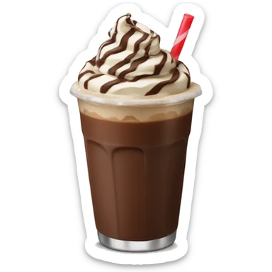 chocolate frappe  sticker