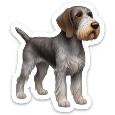German Wirehaired Pointer sticker