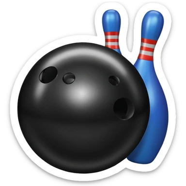 bowling sticker