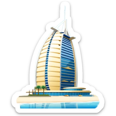 Burj Al Arab sticker