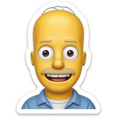 Homer Simpson emoji sticker