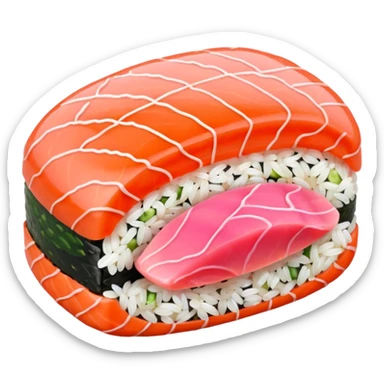 sushi rosa sticker