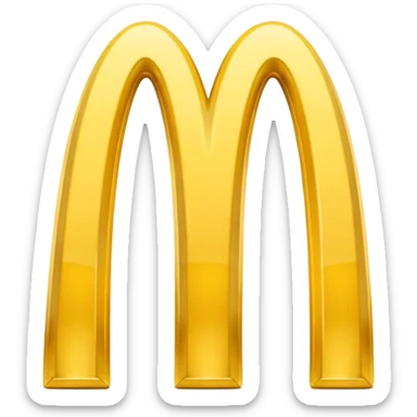 McDonald’s logo  sticker