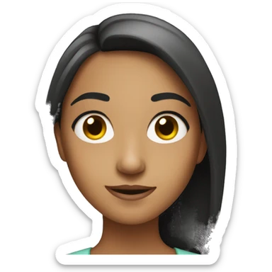 selfie of a confident girl sticker