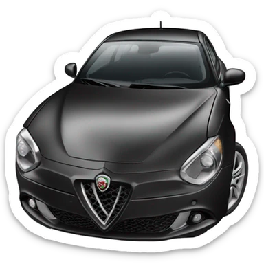 Alfa Romeo Giulietta nera 2013 sticker