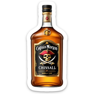 Bouteille de Captain Morgan, 1 l sticker