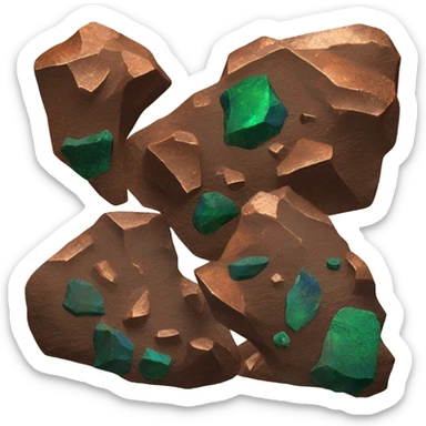 copper ore sticker