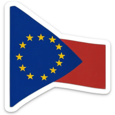 Europę flag sticker