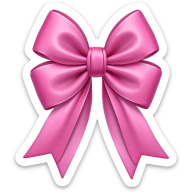 Pink tulips with a bow sticker