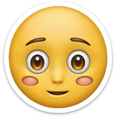 Can you make a emoji turned to the left but it’s giving a side eye sticker