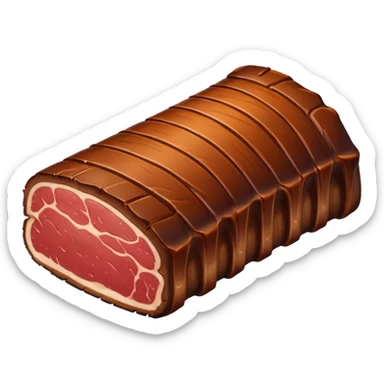 a single smoked beef rib smaller sticker