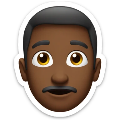 I want a emoji that can describe the feeling of being awkward in a place but you need to kind hide it  sticker