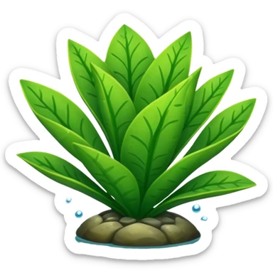 aquatic plant sticker