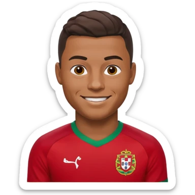 Ronaldo Portugal jersey  sticker