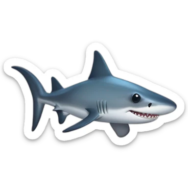 cute hammerheadshark sticker