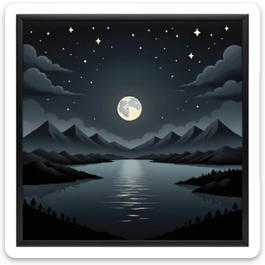 dark and eerie scene, the entire world covered in darkness. The sky is deep black with no stars or light, no moon, no glow just total void and silence. The atmosphere feels ominous and unsettling, as if darkness has swallowed everything. No characters, no visible light sources sticker