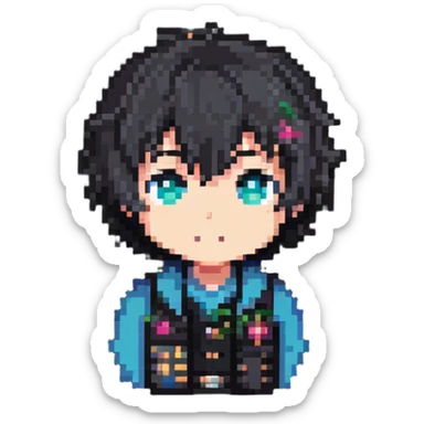 emoji combining Hiro, Miyamura, and Kanata Asai sticker