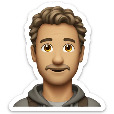 a guy name flint lockwood sticker