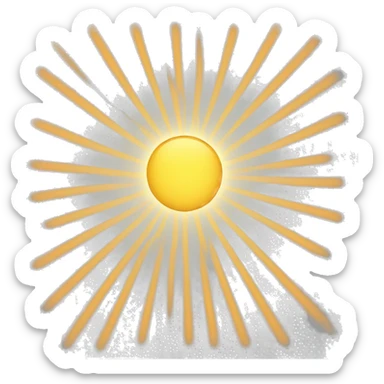 sun rays sticker