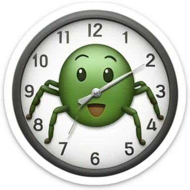 Tick tock sticker