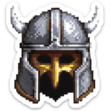 viking helmet sticker