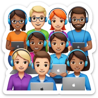 can you generate emojis based on our team: https://dumbo.design/team/ sticker