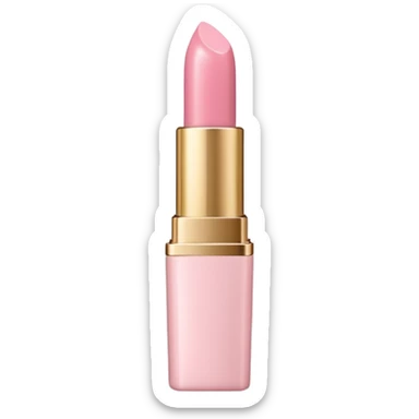 Light Pink lipstick print  sticker