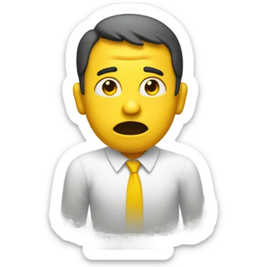 emoji unknowingly shrugging hands sticker