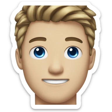 MrJoeri he is a 16 year old twitch streamer has dark blond hair blue eyes sticker