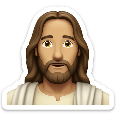 jesus christ pray sticker