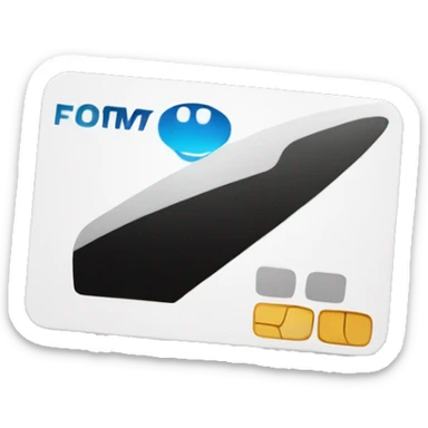 White Credit Card sticker