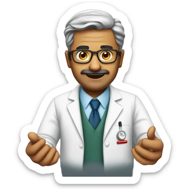 Dr Rajesh Kumar 52 years old Director NGO sticker