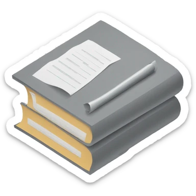 isometric document sticker