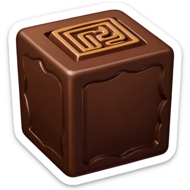 dubai Chocolate piece sticker