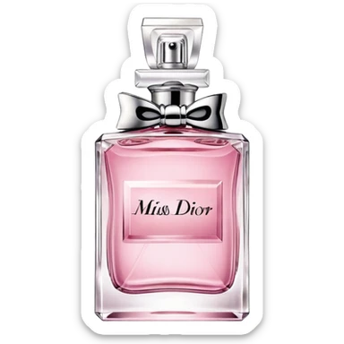 miss dior perfume sticker