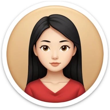 long black hair asian Oval or heart-shaped face

Almond, upturned eyes

Defined jawline, balanced cheekbones

Medium facial fat retention

Sleek, lifted expression sticker