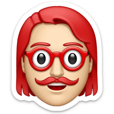 Greggpoppedyabxtch emoji but the G as the Gucci logo sticker