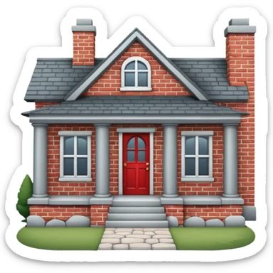 house no trees  not wooden like cartoonish almost only the front sticker